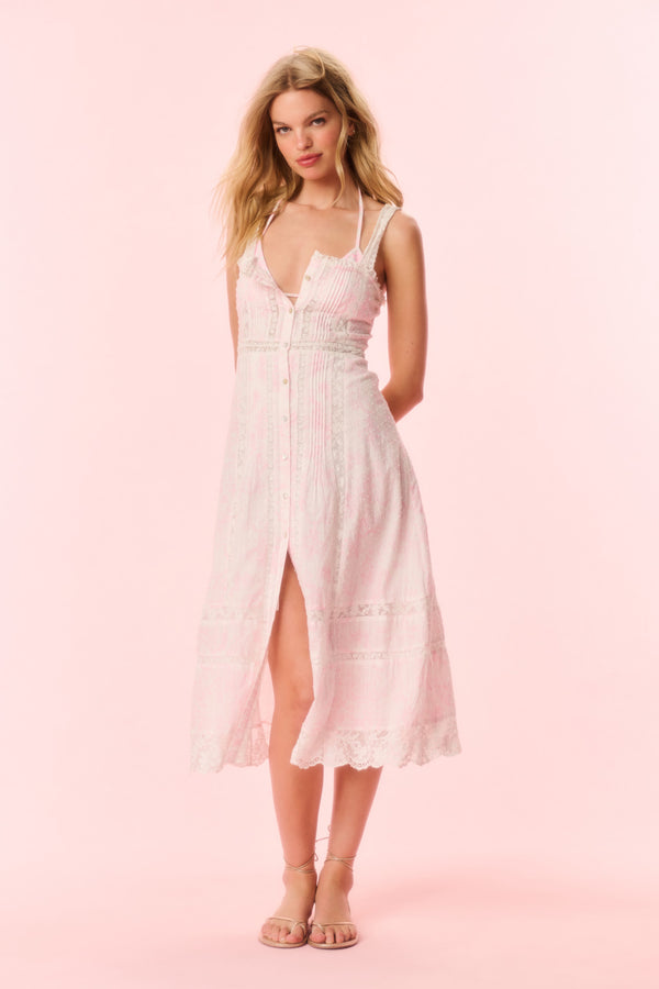 loveshackfancy Judalon Cotton Midi Dress