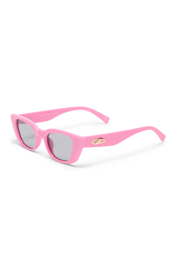 Loveshackfancy Le Specs Pink Cat-Eye Sunglasses