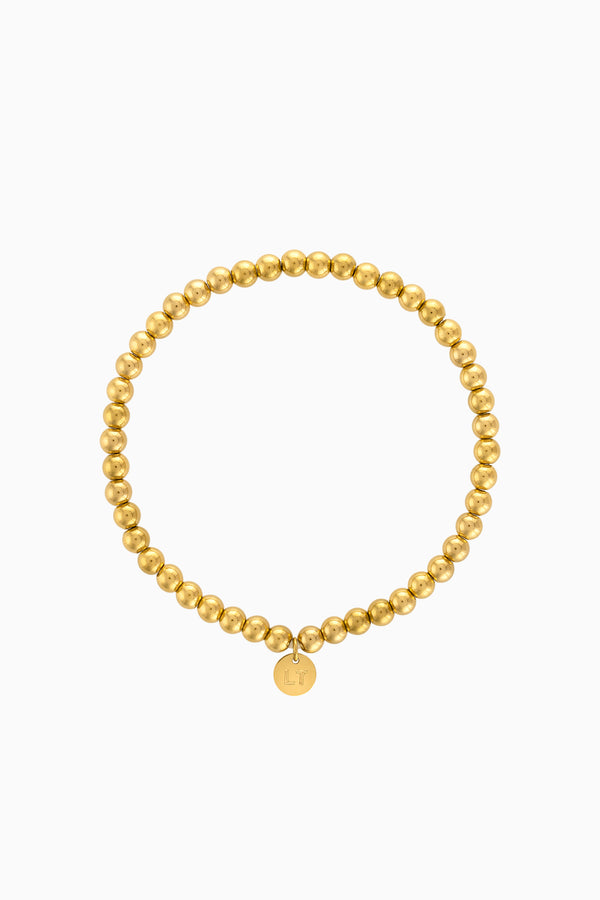 loveshackfancy Logan Tay Gold Ball Bracelet