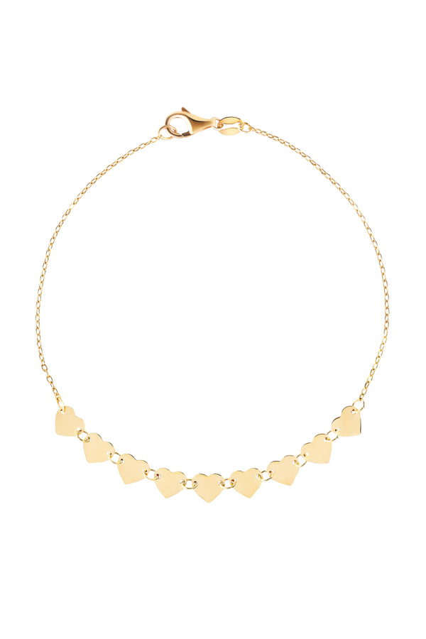 loveshackfancy Mini Love Hearts Bracelet by Ouf