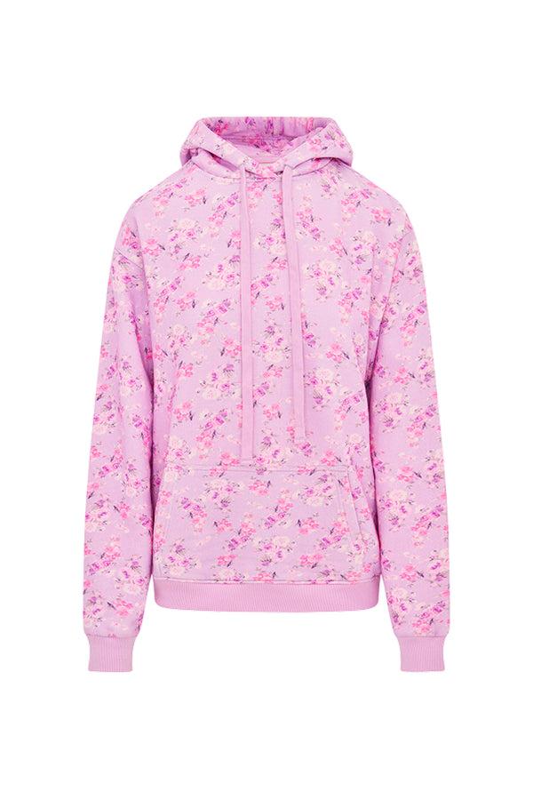 Loveshackfancy Nacova Floral Cotton Hoodie