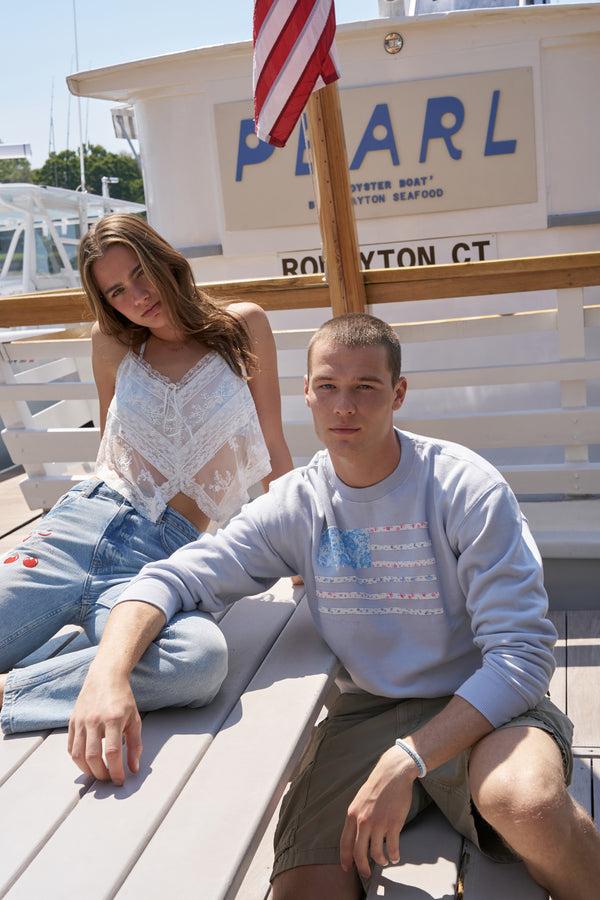 Loveshackfancy Palo Americana Fleece Pullover