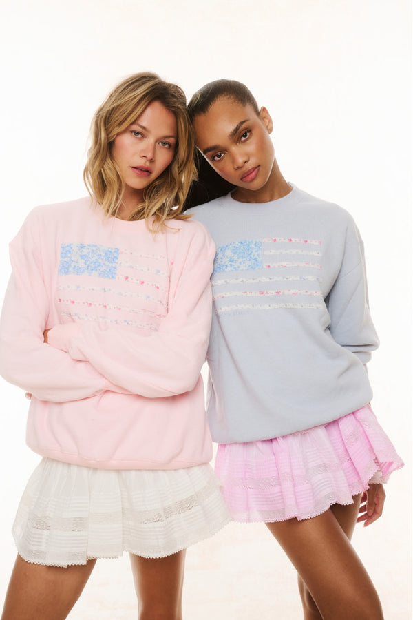 Loveshackfancy Palo Americana Fleece Pullover