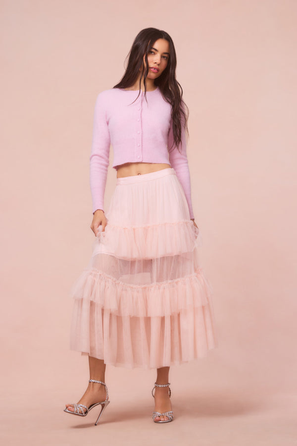 Loveshackfancy Parriott Tulle Maxi Skirt