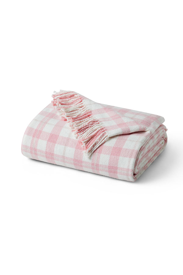 Loveshackfancy Plaid Cotton Throw Blanket