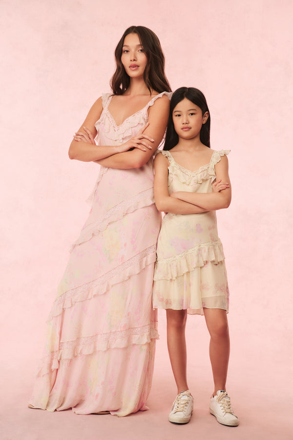 Loveshackfancy Radiance Floral Ruffle Maxi Dress