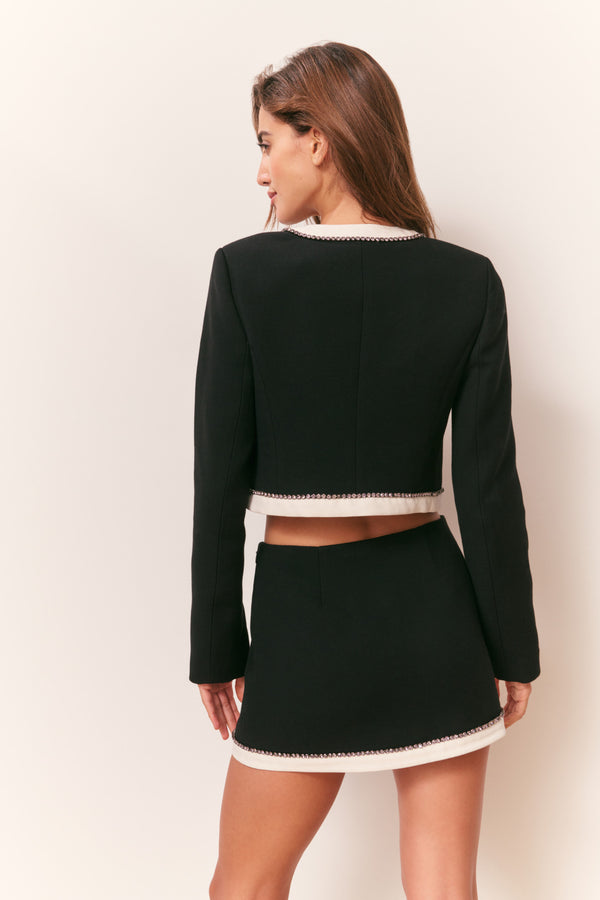 Loveshackfancy Ralphette Embellished Bow Jacket
