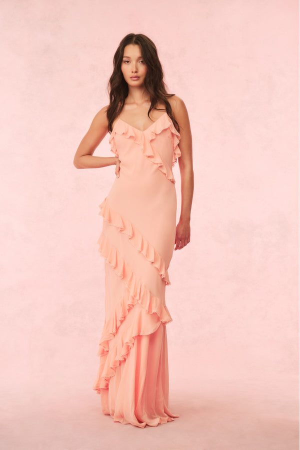 loveshackfancy Rialto Pastel Maxi Dress