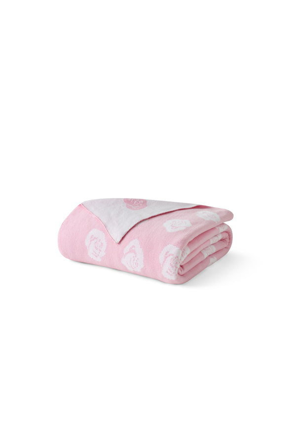 Loveshackfancy Rose Jacquard Blanket