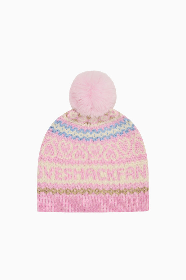 Loveshackfancy Sanibel Wool Fair Isle Beanie