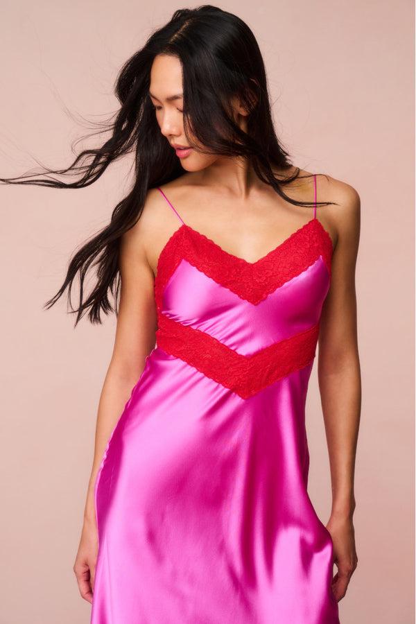 Loveshackfancy Serita Lace-Trimmed Maxi Dress