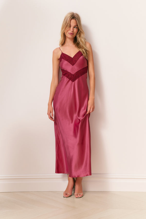 Loveshackfancy Serita Silk Maxi Dress