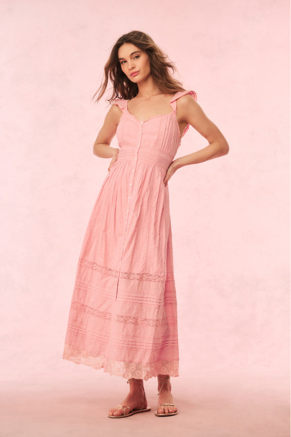 loveshackfancy Sufette Cotton Maxi Dress