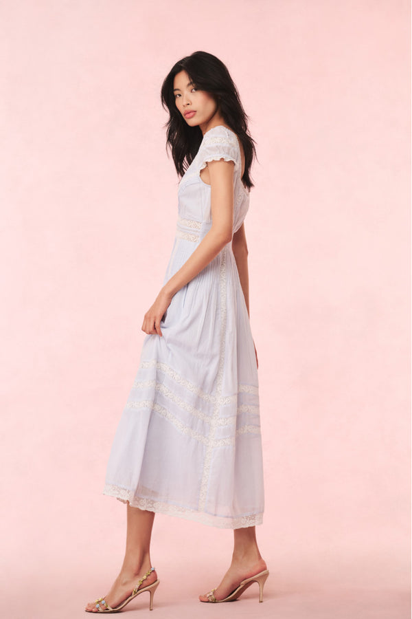 Loveshackfancy Suvi Cotton Midi Dress