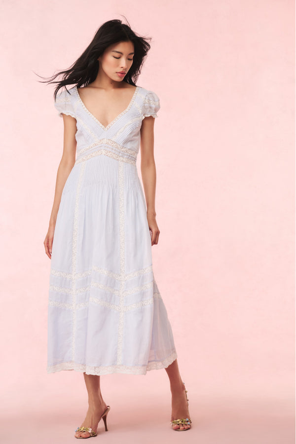 loveshackfancy Suvi Cotton Midi Dress