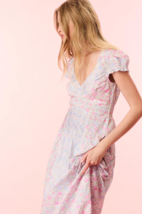 Loveshackfancy Suvi Liberty Fabric Midi Dress