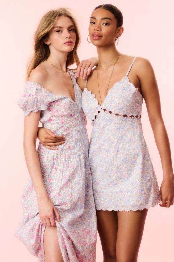 Loveshackfancy Sydow Liberty Fabric Mini Dress