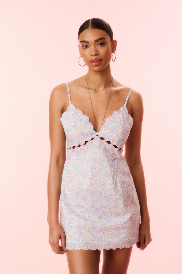 Loveshackfancy Sydow Liberty Fabric Mini Dress