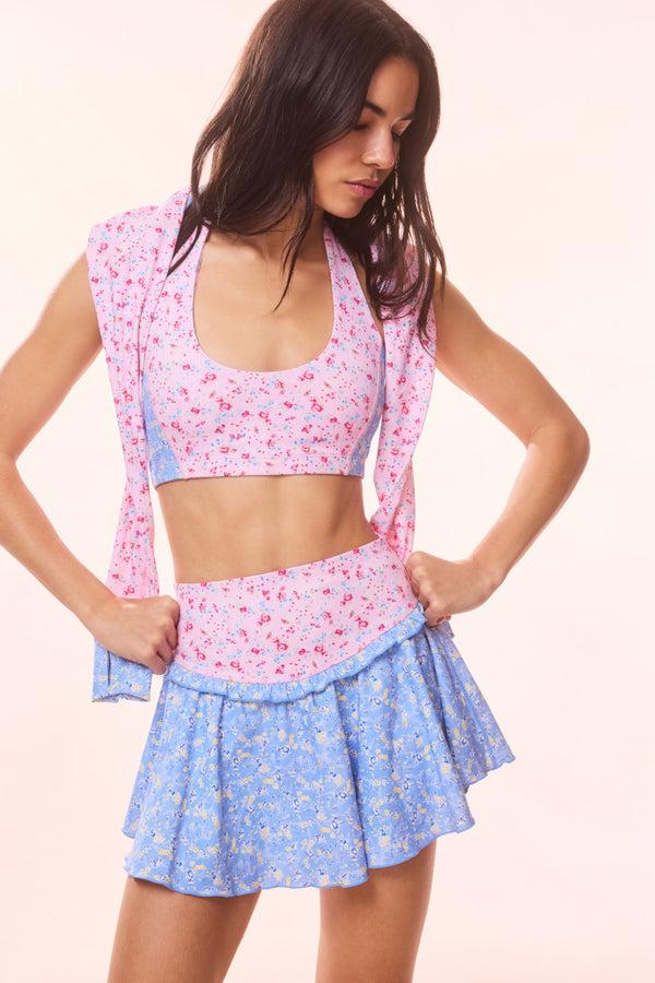 Loveshackfancy Vanina Floral Active Skort