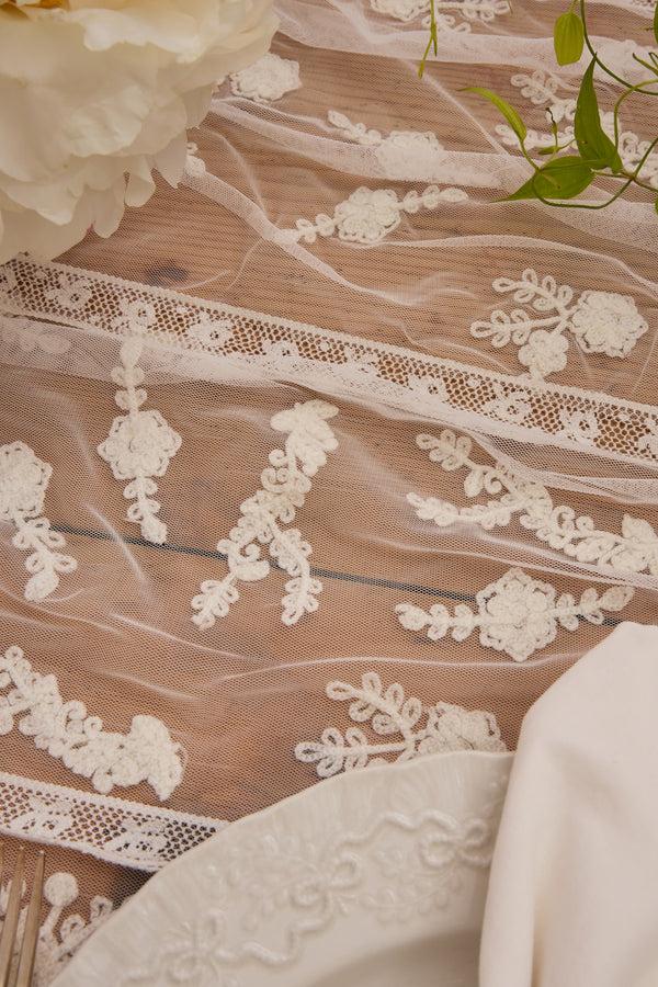 Loveshackfancy Victorian Table Runner