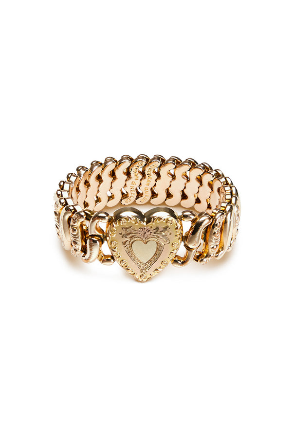 loveshackfancy Vintage Heart Locket Bracelets