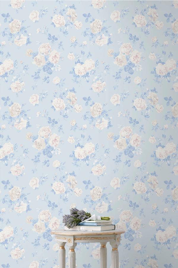 loveshackfancy Whisper Blue Standard Wallpaper