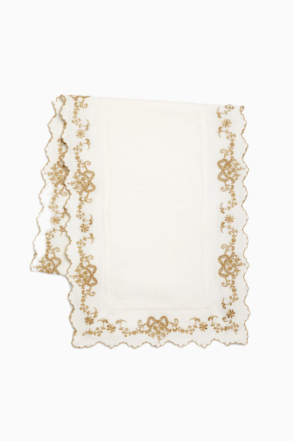 Loveshackfancy Winter Ribbon Table Runner