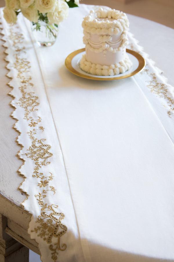 Loveshackfancy Winter Ribbon Table Runner