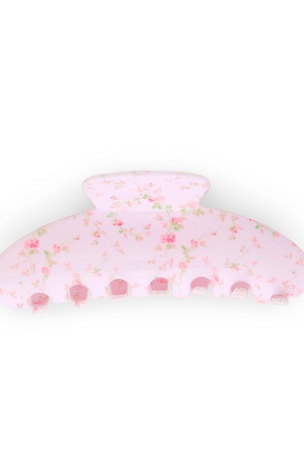 Loveshackfancy LoveShackFancy X Goody Pink English Ivy Large Claw