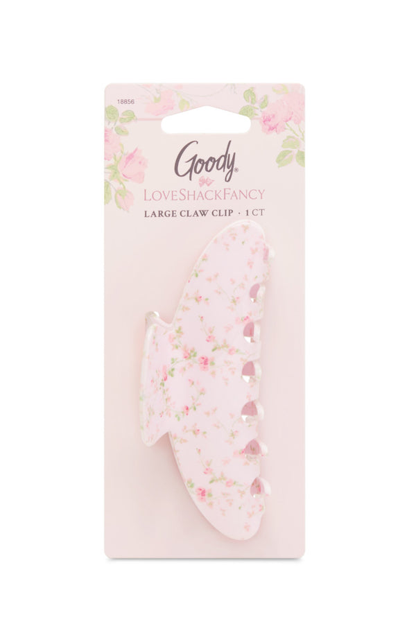 loveshackfancy LoveShackFancy x Goody Pink English Ivy Large Claw