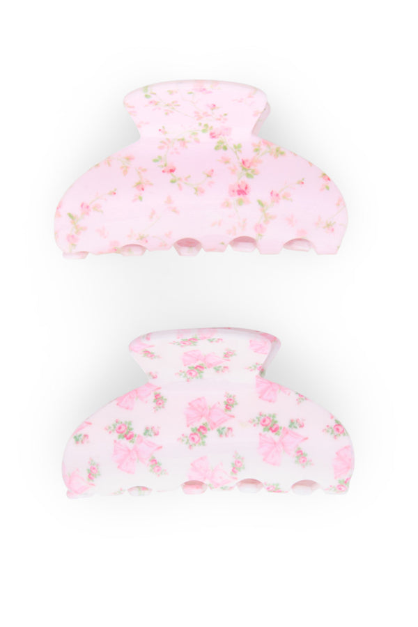 Loveshackfancy LoveShackFancy X Goody Pink Small Claw Set