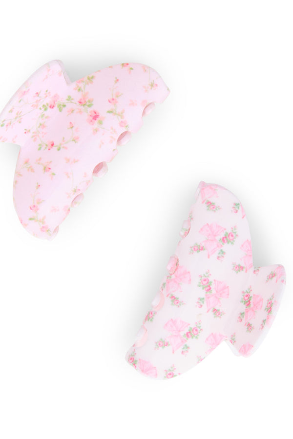 Loveshackfancy LoveShackFancy X Goody Pink Small Claw Set