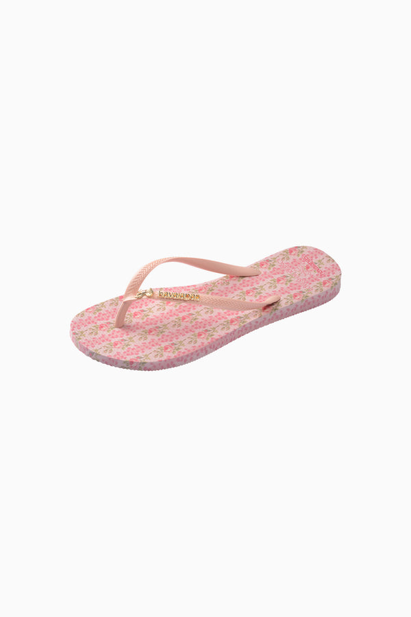 Loveshackfancy LoveShackFancy X Havaianas Girls Strawberry Macaroon Flip Flops