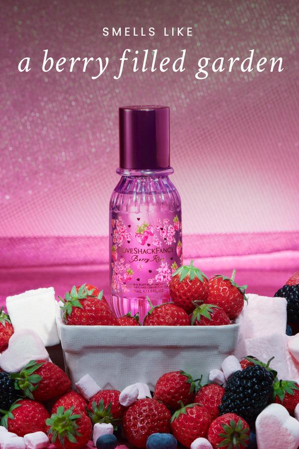 Loveshackfancy Mini Berry Kiss Hair & Body Mist With Marshmallow