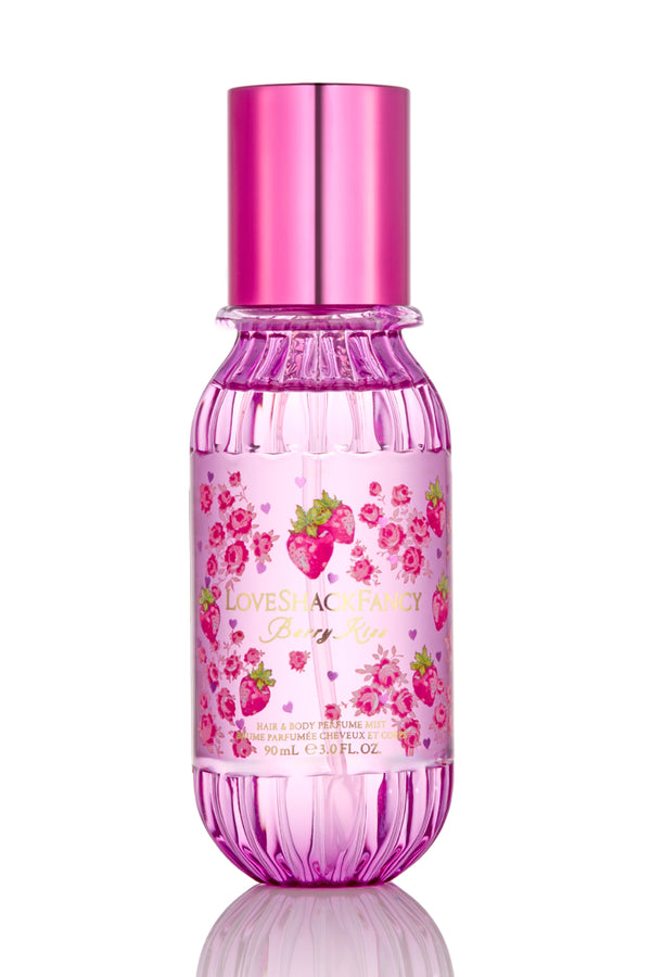 loveshackfancy Mini Berry Kiss Hair & Body Mist with Marshmallow