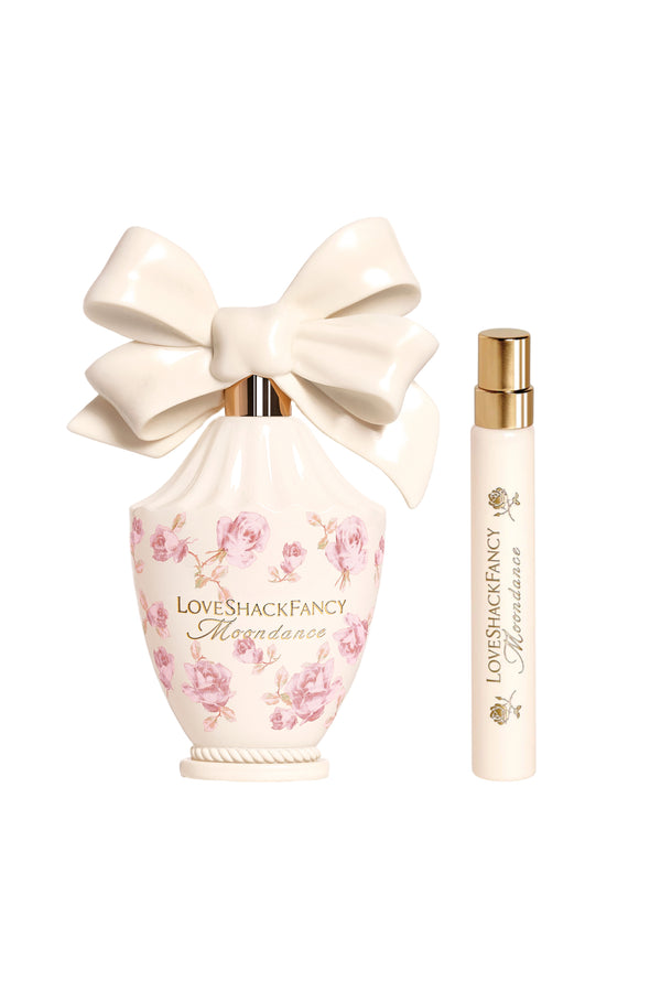 loveshackfancy Moondance Full Size & Travel Spray Perfume Bundle