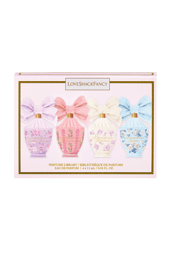 Loveshackfancy Perfume Library Eau De Parfum Discovery Set