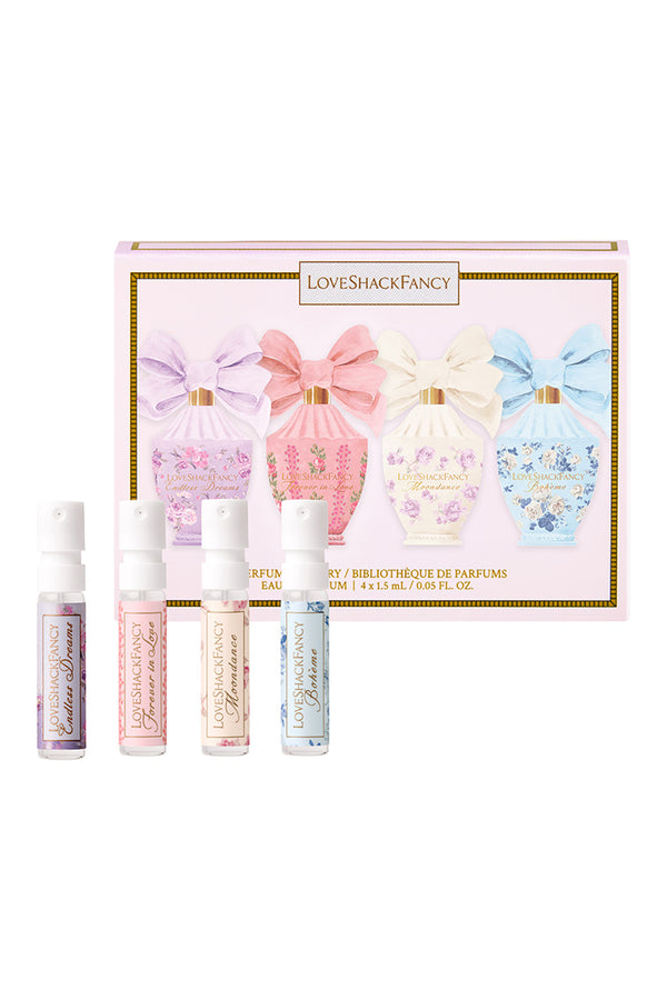 loveshackfancy Perfume Library Eau de Parfum Discovery Set