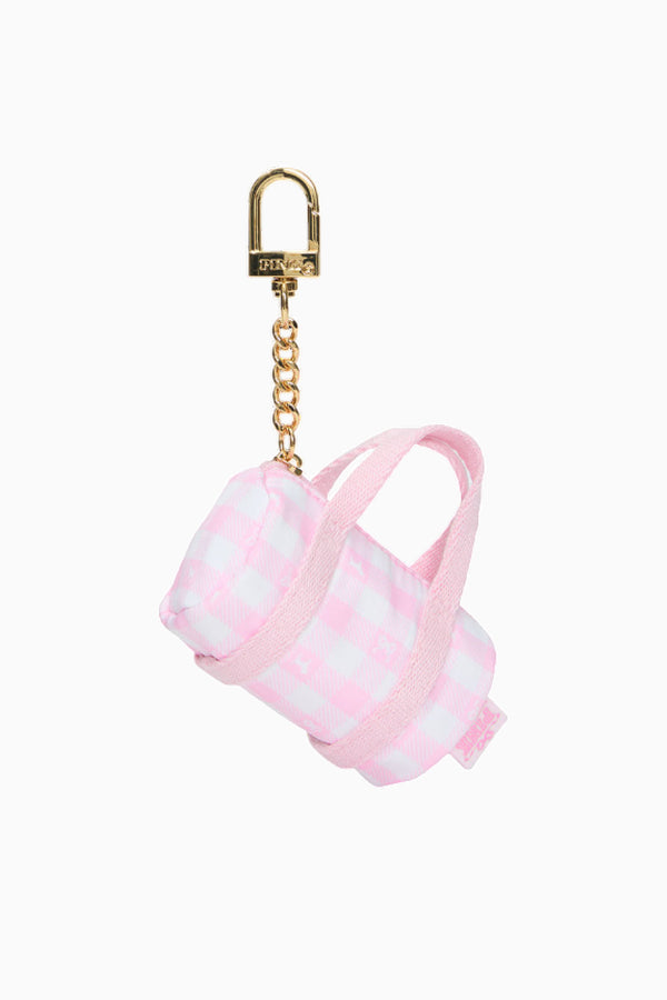 Loveshackfancy PINK X LoveShackFancy Mini Duffle Keychain Charm