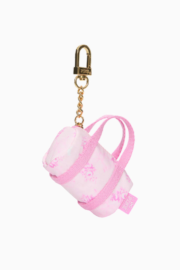 loveshackfancy PINK x LoveShackFancy Mini Duffle Keychain Charm