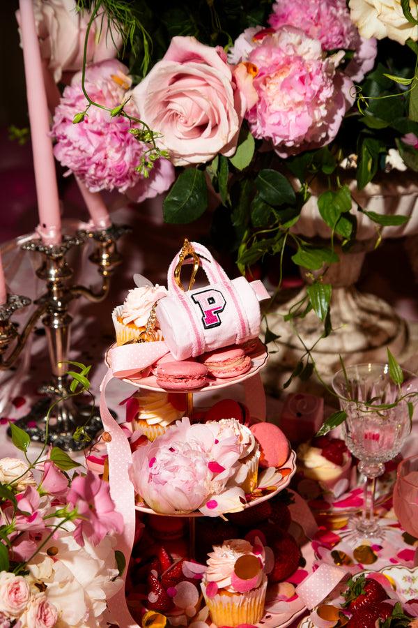 Loveshackfancy PINK X LoveShackFancy Pink Tulip Mini Duffle Keychain Charm