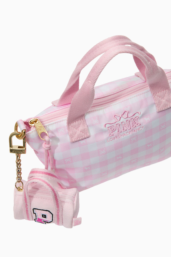 Loveshackfancy PINK X LoveShackFancy Pink Tulip Mini Duffle Keychain Charm