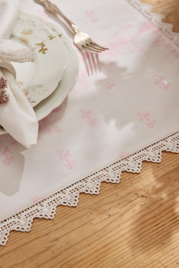 Loveshackfancy Printed Pink Victorian Place Mat - Set Of 4