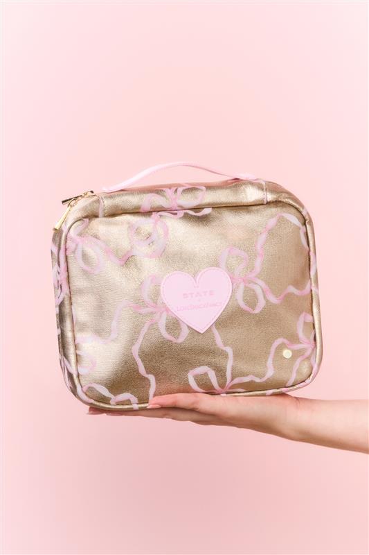 Loveshackfancy STATE X LoveShackFancy Gold Bensen Toiletry Kit