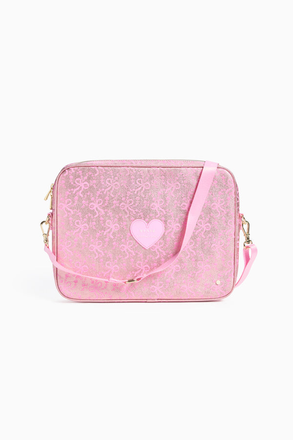 loveshackfancy STATE x LoveShackFancy Metallic Bow Allen Laptop Case