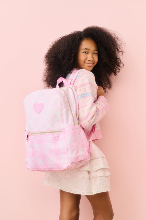 Loveshackfancy STATE X LoveShackFancy Mixed Print Kane Double Pocket Backpack