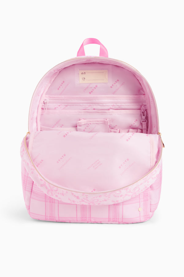 Loveshackfancy STATE X LoveShackFancy Mixed Print Kane Double Pocket Backpack