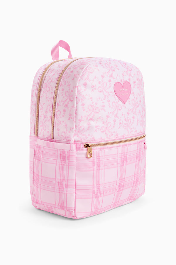 Loveshackfancy STATE X LoveShackFancy Mixed Print Kane Double Pocket Backpack