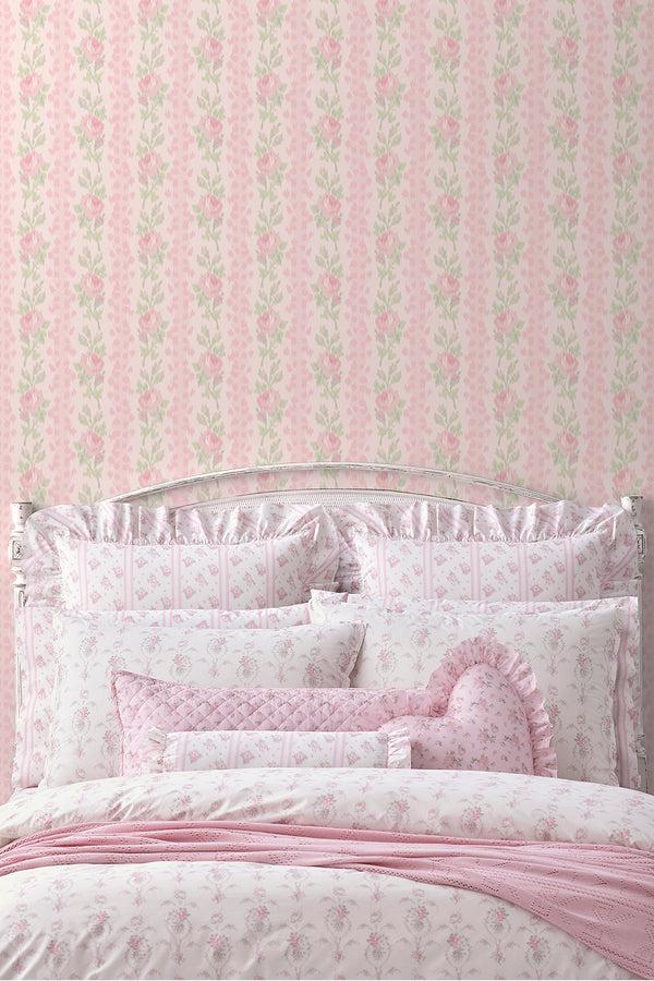 Loveshackfancy Strawberry Macaroon Standard Wallpaper
