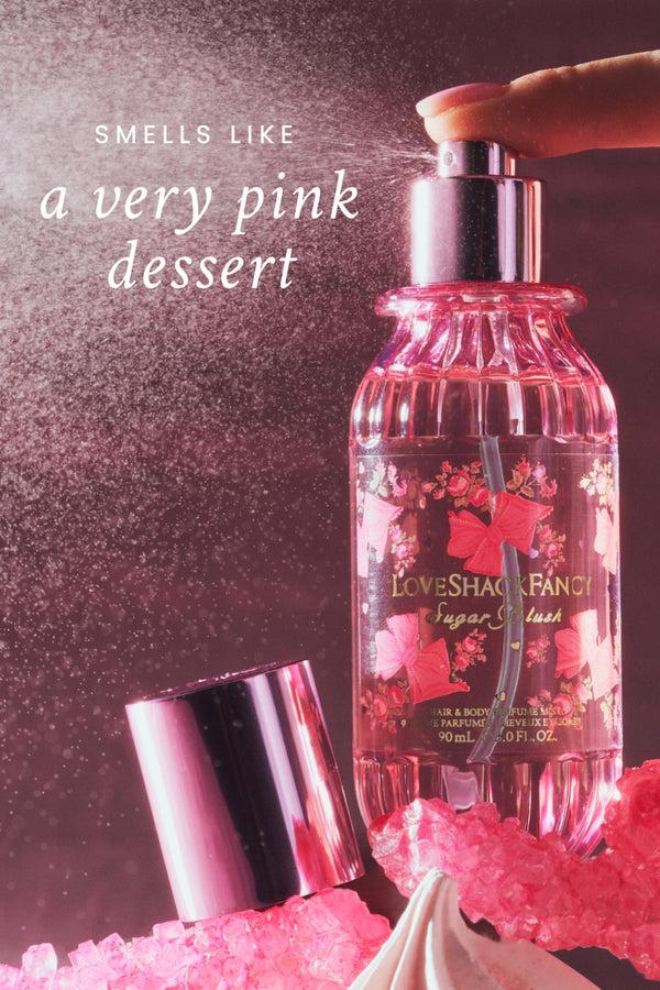 Loveshackfancy Sugar Blush Hair & Body Perfume Mist With Vanilla & Passion Fruit